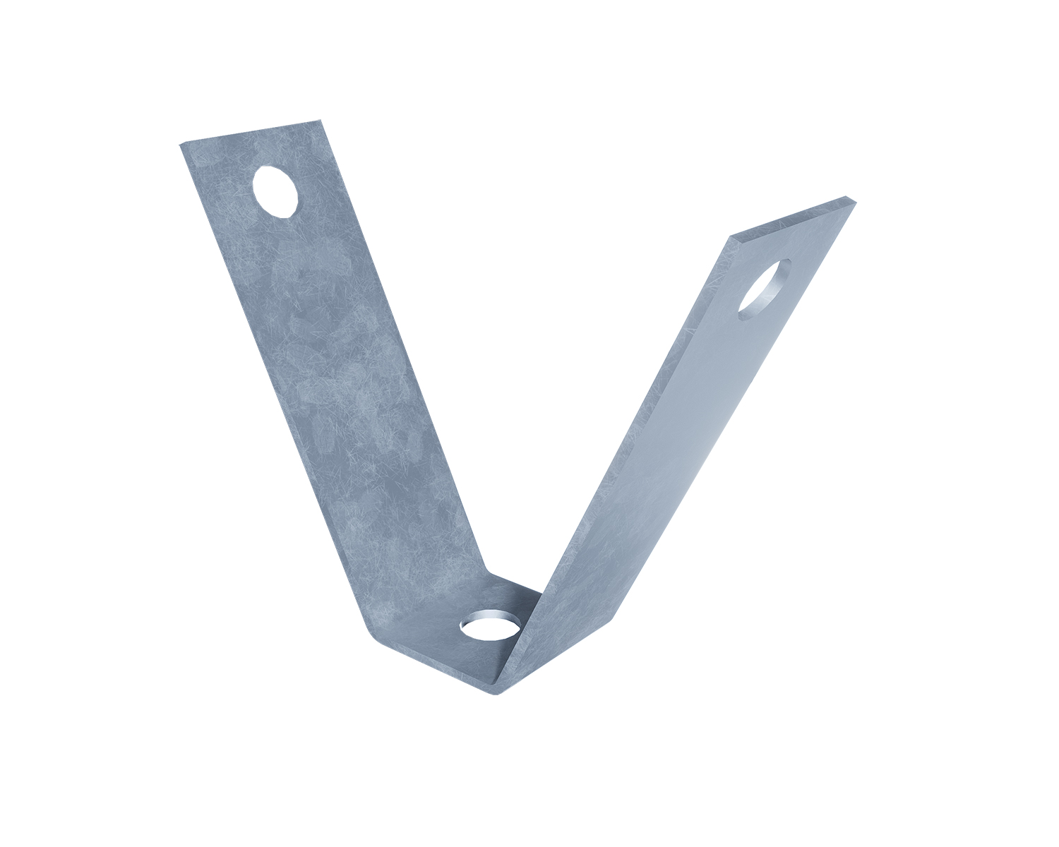 Кронштейн V-образный EMI.PV130, толщ. 2,0 мм, цинк