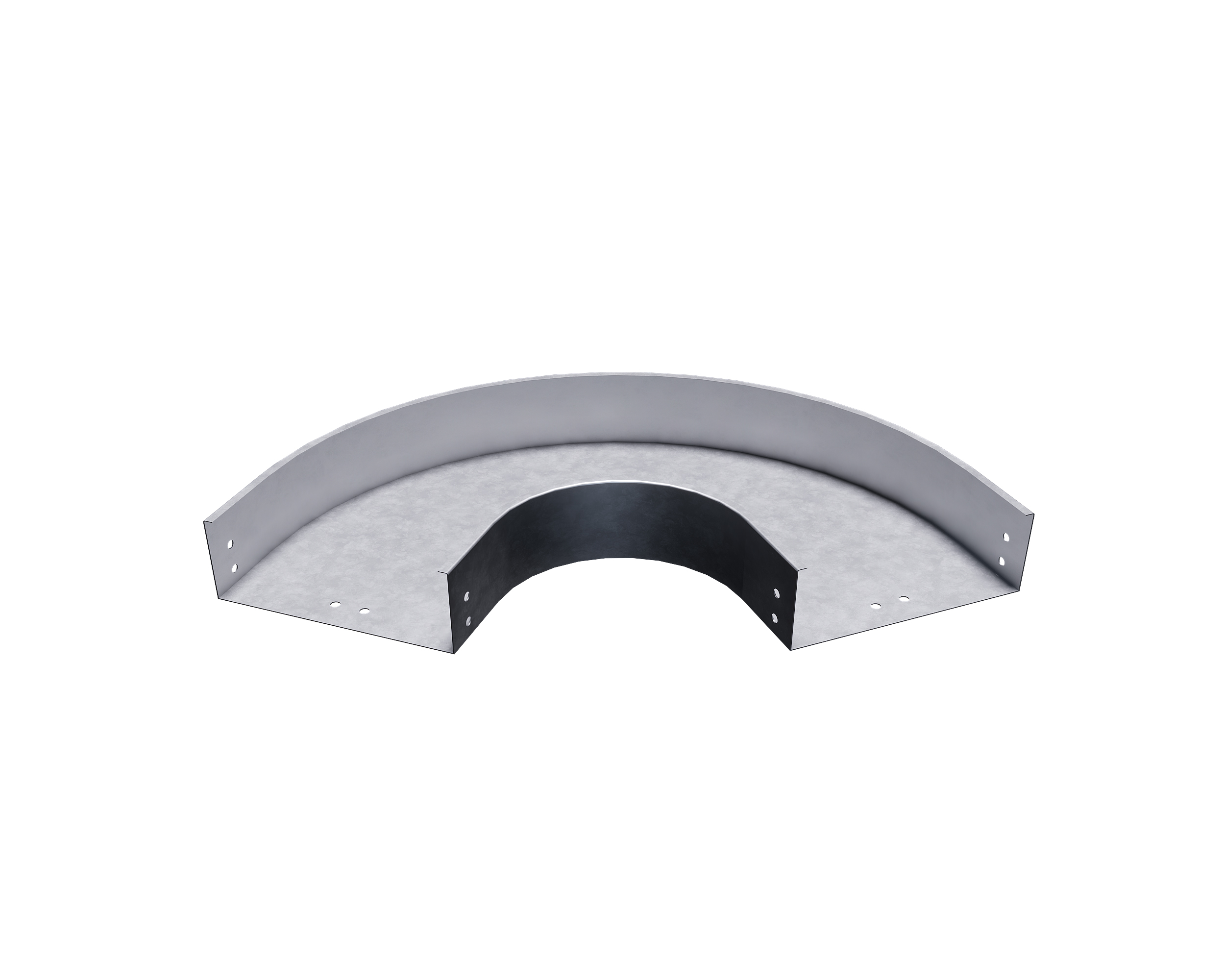 Лоток угловой плоской SPL.L.WP 135° 100х50 мм, толщ. 1,0 мм, цинк