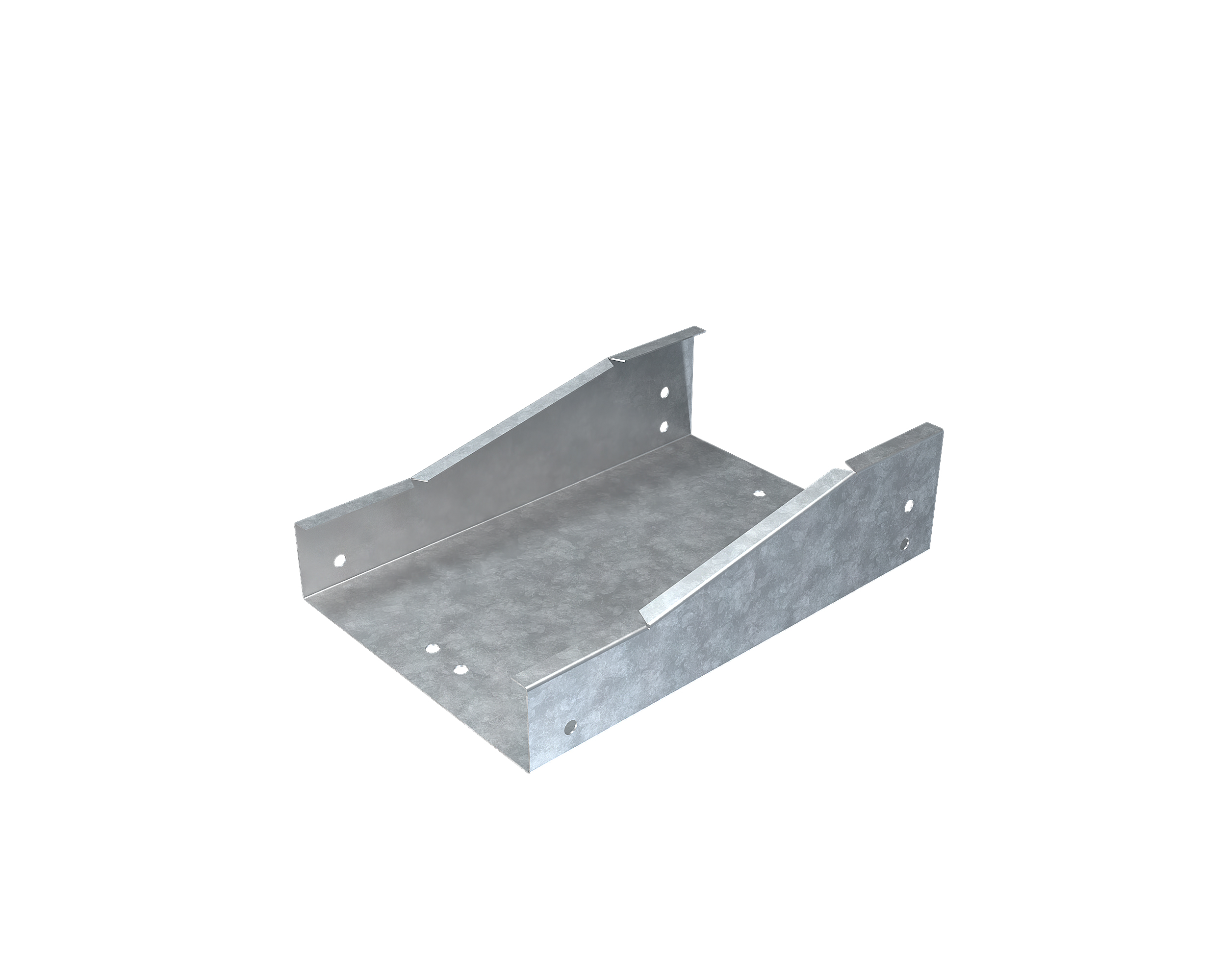 Н-переход центральный лоток SPL.L.H 100х100 100х80 мм, толщ. 1,2 мм, цинк