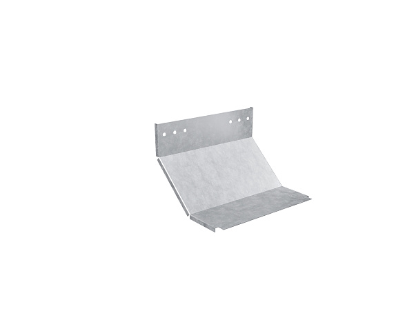 фотография Крышка переходника углового вертикального внутреннего бокового SPL.K.UVPB 250х65 мм, толщ. 1,2 мм, цинк фото Крышка переходника углового вертикального внутреннего бокового SPL.K.UVPB 250х65 мм, толщ. 1,2 мм, цинк