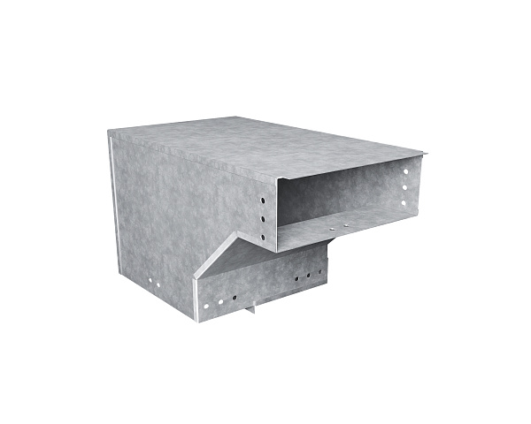 фотография Крышка переходника углового вертикального наружного бокового SPL.K.UNPB 400х100 400x100 мм, толщ. 1,2 мм, цинк фото Крышка переходника углового вертикального наружного бокового SPL.K.UNPB 400х100 400x100 мм, толщ. 1,2 мм, цинк